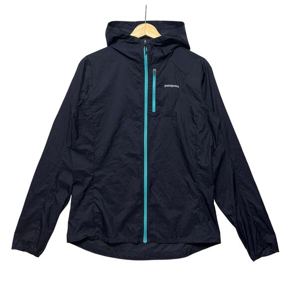 Patagonia Houdini Jacket Full Zip Windbreaker Black Women's M - Picture 1 of 4